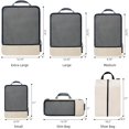 thumbnail image 2 of Juego de 6 accesorios de viaje BAGAIL con cubos de compresión, 2 of 6