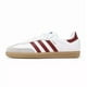 thumbnail image 2 of Ad-id-as Originals Samba OG White Burgundy Gum Men Unisex Casual Shoes IF3813, 2 of 6
