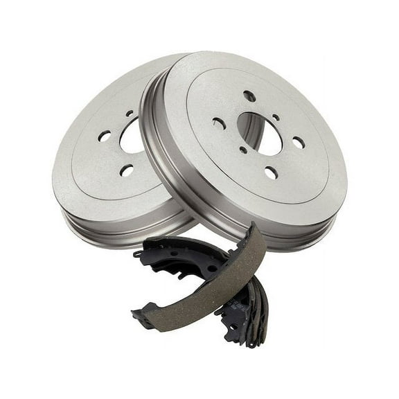 Rear Brake Drum and Brake Shoe Kit - Compatible with 2004 - 2006 Scion xB 2005