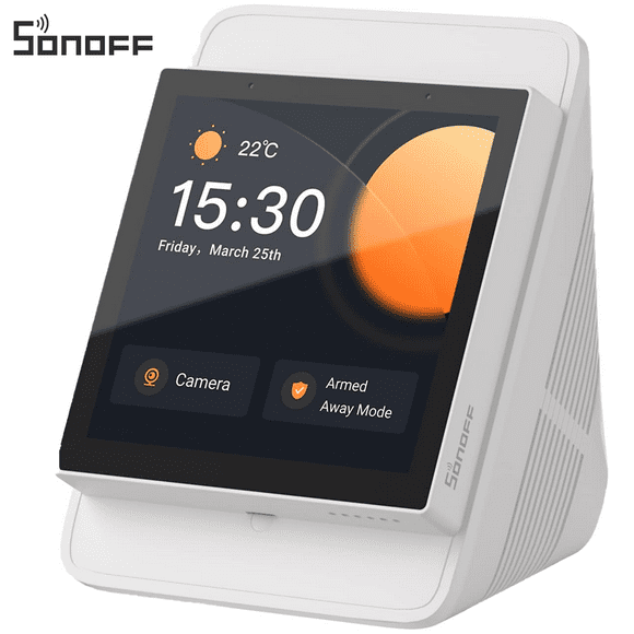 SONOFF NSPanel Pro Smart Home Control Panel, Integrate Zigbee Gateway with Home Security, with Power Consumption Statistics, Thermostat, Call Intercom, etc. All-in-One Control Center Hub with Stand