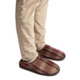 thumbnail image 3 of MUK LUKS Men's Plaid Fleece Comfort Clog Slipper, 3 of 9