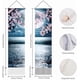 thumbnail image 3 of Tapiz de pared con borlas, diseño de paisaje de anime japonés, océano, luna, flor de cerezo, vertical, estético, 2 unidades, 3 of 7