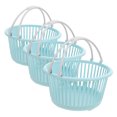 thumbnail image 6 of unbranded 3pcs Mini Shopping Baskets Plastic Berry Basket Strawberry Basket Small Plastic Basket Toy Kitchen Storage Baskets Fruit Holder Grocery Storage Basket, 6 of 8