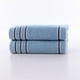 thumbnail image 1 of Nvzi 3 toallas de algodón puro, toalla de mano de algodón suave para el hogar, súper suave, altamente absorbente para ducha, piscina, toalla de mano de 27,56 x 13,39 pulgadas (azul), 1 of 5
