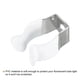thumbnail image 4 of Clips en U Unique Bargains T5 T8 Soporte para LED Acero Inoxidable Blanco Paquete de 24, 4 of 5