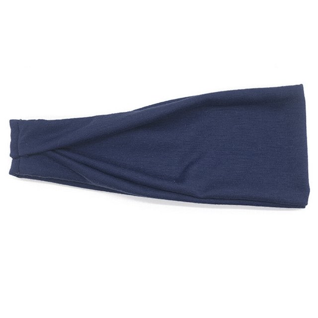 Tmvgtek Diadema Para El Sudor, Banda Elástica Antideslizante Para El Cabello, Seguridad Deportiva (Azul Marino) Tmvgtek Para estrenar