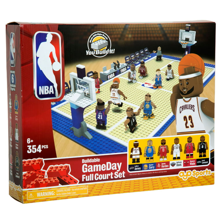 NBA Elite Edition Full Court Construction Set - Includes Mini-Figure  Players 