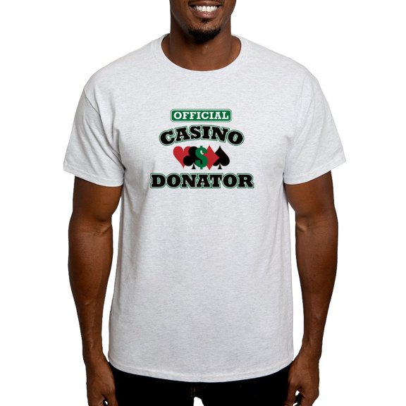 CafePress - Official Casino Donator Light T Shirt - Men's Classic Graphic T-Shirt