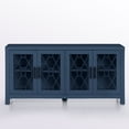 thumbnail image 6 of Dextrus 63" Sideboard, Buffet Cabinet with Storage & 4 Glass Doors, Buffet Storage Cabinet, Kitchen Sideboard for Dining Room, Kitchen, Blue, 6 of 11