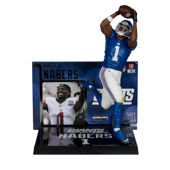 Malik Nabers (NFL: New York Giants) 7" Posed Figure McFarlane's SportsPicks #36
