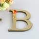 thumbnail image 1 of Fiudx Adhesivo de Pared Acrílico para Espejo, 26 Letras Del Alfabeto, Diseño Reflectante Dorado, Decoración para El Hogar y La Oficina, Arte de Pared Versátil, Fácil de Despegar y Pegar, Tamaño de 10, 1 of 3