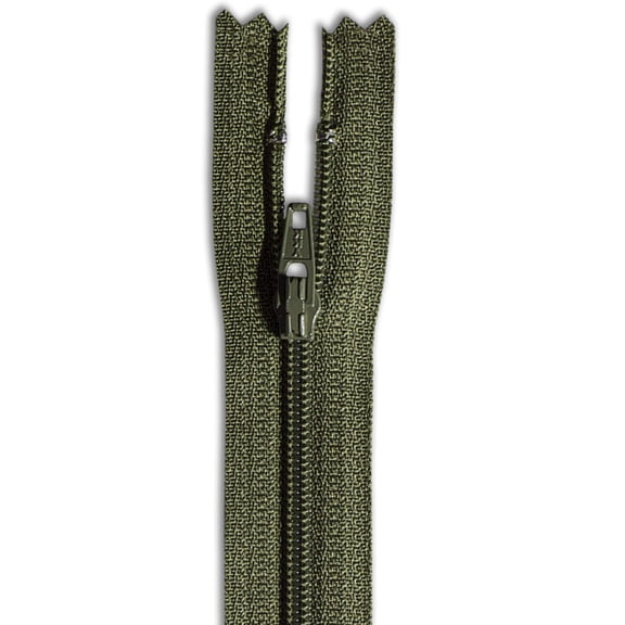 Army Green Zipper Nylon Coil Zipper 24 inch Zippers for Sewing 24” DIY Zippers Supplies for Tailor Sewing Crafts