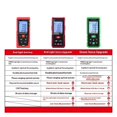 thumbnail image 4 of La-ser Rangefinder Infrared High-precision Handheld Rechargeable Measuring Instrument Electronic Ruler Installation Measuring Instrument ,Easy to Use, 4 of 7