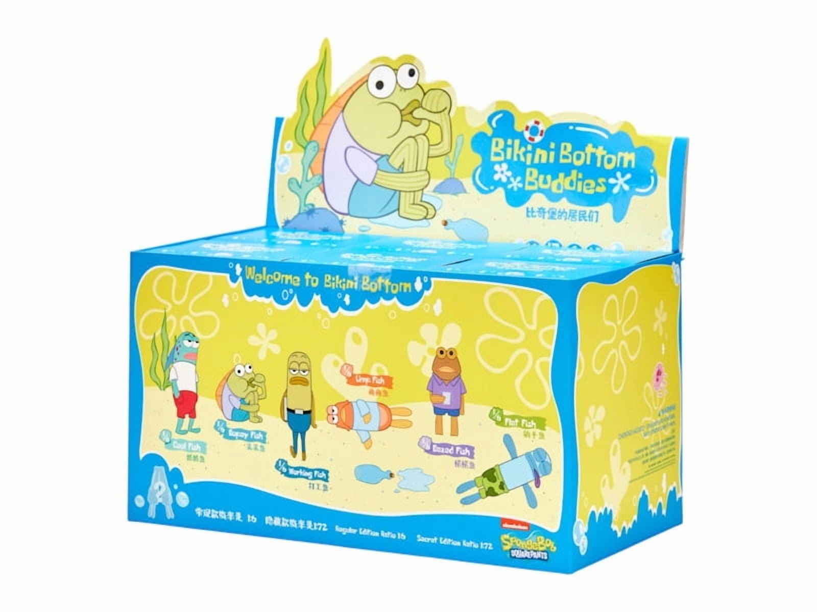 Bikini Bottom Buddies 6個セット Pop Mart x Bikini Bottom Buddies Plush Sealed Case (6 Blind