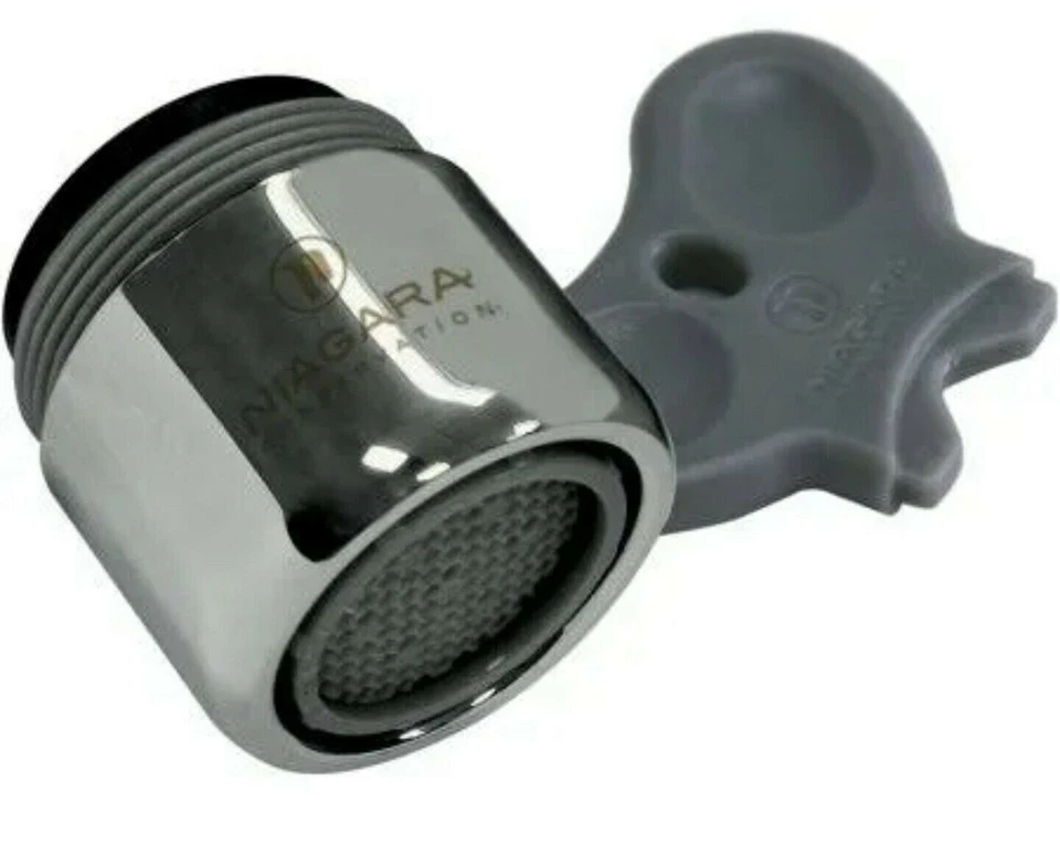 KLYNE - Niagara Econo N3622B Faucet Aerator 1.5 Gpm Bubble Spray Chrome Finish Set Of 5