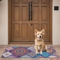 thumbnail image 4 of Multicolor Ethnic Mandala Pattern Door Rugs,Washable Non Slip Door Mats Indoor,Decorative Door Mats,Entry Mat Indoor for Entrance,Bedroom,Kitchen,Bathroom,16"x47", 4 of 6