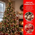 thumbnail image 4 of Lsupdaol Mini Candy Cane Ornaments Polymer Clay Christmas Red and White Craft 60 Count 1.18 x 0.47 Inch, 4 of 5