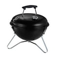 thumbnail image 2 of Parrilla de carbón para barbacoa, parrilla para cocinar al aire libre, parrilla de leña portátil con termómetro, parrilla para barbacoa para reuniones, 2 of 7