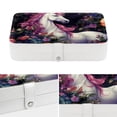 thumbnail image 4 of Unicorn Jewelry Organizer Box: PU Leather, with Removable Compartment, Portable - Jewelry Box and Organizer Box, 4 of 6