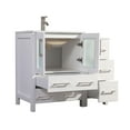 thumbnail image 5 of Vanity Art VA3024-36W 36 in. Single Sink Bathroom Vanity Set, White, 5 of 5