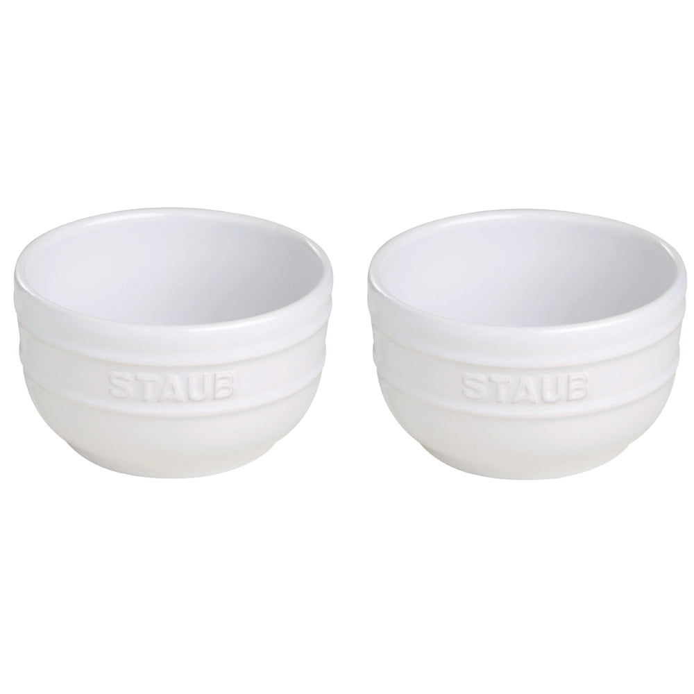 STAUB Ceramics Prep Set di 2 ciotole Bianco colore