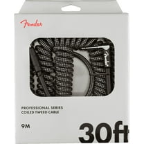 Fender Professional Series Coil Cable, 30', Gray Tweed MODEL #: 0990823048