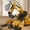 Light Yellow, variant on Construction Toys,Excavator Toy,Forklift Model Alloy Engineering Vehicle Simulation Load Bulldozer Dump Truck Children Excavator Boy Toy Car,Construction Trucks Toys(White A)
