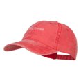 thumbnail image 2 of Glam Ma Embroidered Washed Cap - Red OSFM, 2 of 5