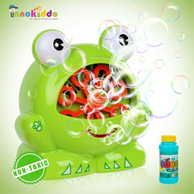 innokiddo bubble machine, toys for boys& girls, 600+ bubbles per minute