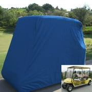 HD Waterproof Golf Cart Cover 4 Passenger 5 Layer Storage Covers for Yamaha, Club Car, EZ Go (Fit up to 115 inch Long)