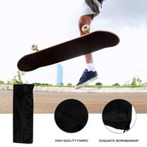 Worgeous Shoulder Portable Skateboard Bag Skating Rucksack Travel Black