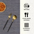 thumbnail image 5 of Placemats Set of 24 for Dining Table, Table Placemats, Rectangular PVC Vinyl, 18x12 Inches - Gray Multi, 5 of 8