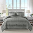 thumbnail image 2 of JML 2 Piece Queen Comforter Set With 1 Pillow Sham, Microfiber Dot Comforter, Dark Grey, 2 of 7