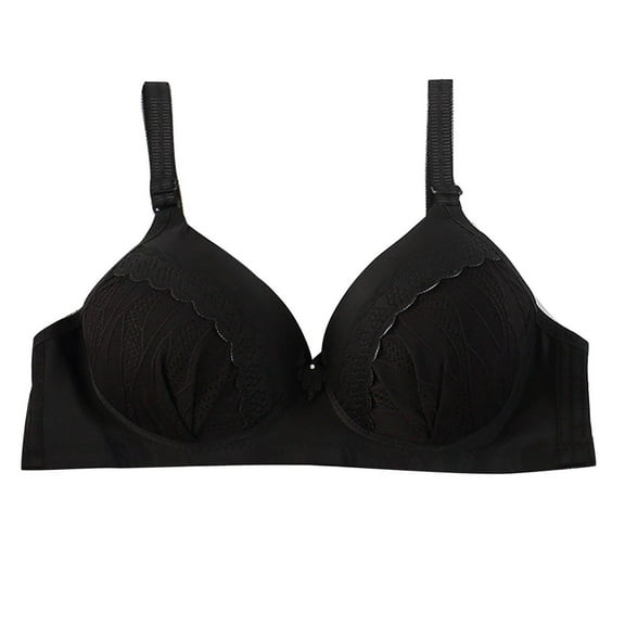 Utoimkio Bras for Women Woman's Solid Color Comfortable Hollow Out Perspective Bra Underwear No Rims