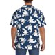 thumbnail image 3 of Fotbe Shark Camisa Estampada de Manga Corta para Hombre, Casual de Verano, Estilo Playero, Sin Arrugas-Small, 3 of 5
