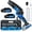 Blue-Batteries*2, variant on NAUDHENM 6-Inch Cordless Handheld Chain Saw, 12 V, Anti-Vibration