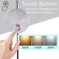thumbnail image 4 of Adust Reading Lights for Books in Bed, Bedside Reading Lamp, RV Boat Reading, DC 5V-240V 3W LED Touch Dimmable Brightness Wall Mount Lamp, Adjustable Colour Temperature, 3000k, 4000k, 6000k(Silver), 4 of 6