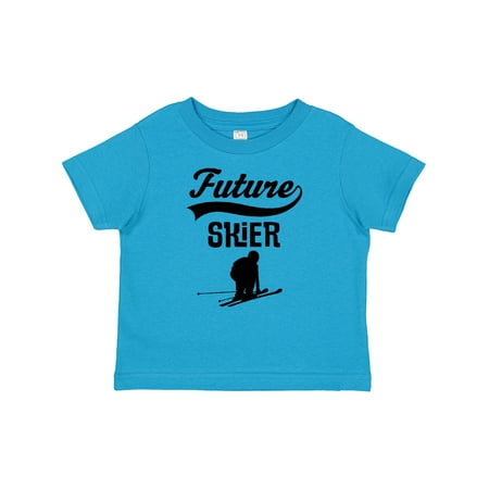 

Inktastic Skiing Future Skier Gift Baby Boy or Baby Girl T-Shirt