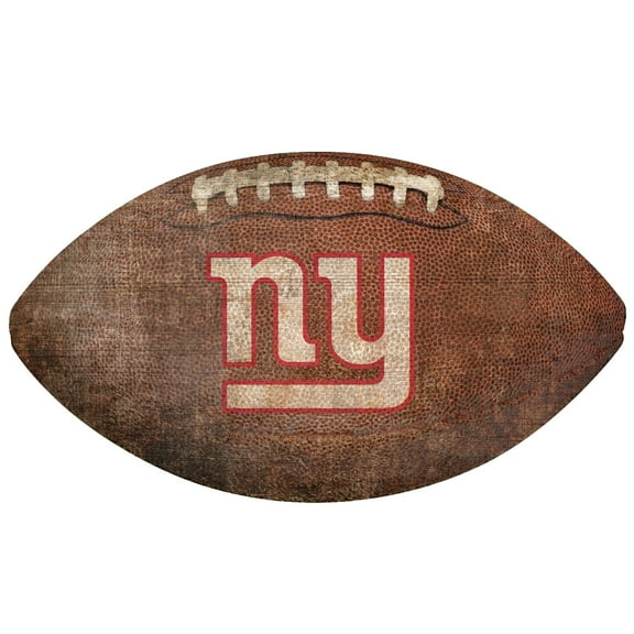 New York Giants 12'' Football Sign