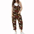 thumbnail image 2 of Jinhomg Fancy Jumpsuits for Girls 2025 Novelty Funny Love Heart Print Overalls Toddler Kids Comfy Onesie Spaghetti Straps Bib Pants with Pockets 90 Percent off Clearance Sale Multicolor 13 Years, 2 of 6
