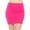 Hot Pink, variant on Skirts for Women Skirt Women Solid High Waist Classic Stretch Pencil Skirt for Everyday Wear White S