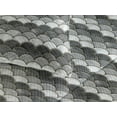 thumbnail image 3 of Ambesonne Art Deco Quilted Bedspread Set 3 Pcs, Wavy Motifs Monochrome Art, Twin, Grey Coconut and Mustard, 3 of 4