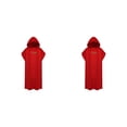 thumbnail image 3 of Toalla de Microfibra Sonducket para Baño Unisex Absorbente Ligera y de Felpa Poncho Rojo 2piezas, 3 of 6