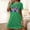 Green, variant on Drppepioner Today Lightning Deals of the Day Women'S Oversized Short Nightgown Fashion Chest Print Short Sleeve Nightdress，Short Sleeves Sleepshirt Casual Nightgown Black