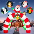 thumbnail image 3 of Lámpara LED Kalolary de Navidad con forma de arco inflable de 3,7 m, 3 of 8