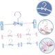 thumbnail image 4 of 20 Pcs Hanger Loose Pants Clothes Hangers Hangers Pants Clip Skirt Hanger Quilt Storage Hanger Plastic Household Clip Hanger Clothes Hangers Sheet, 4 of 4