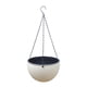 thumbnail image 1 of ¡Venta caliente! Macetero de cesta colgante Jardinería redonda Colgante Maceta marrón de plástico de primera calidad Viene con escurridor y maceta de flores colgante, 1 of 2