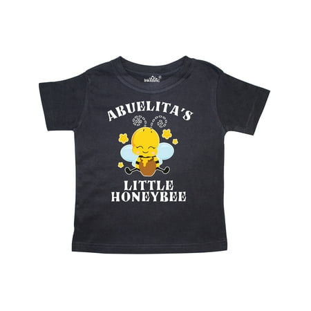 

Inktastic Cute Bee Abuelita s Little Honeybee with Stars Gift Toddler Boy or Toddler Girl T-Shirt