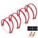 thumbnail image 1 of Uxcell 4 Pcs Correas para Tacones de Rhinestone, Correas Elásticas Desmontables para Tacones Rojos, 1 of 7