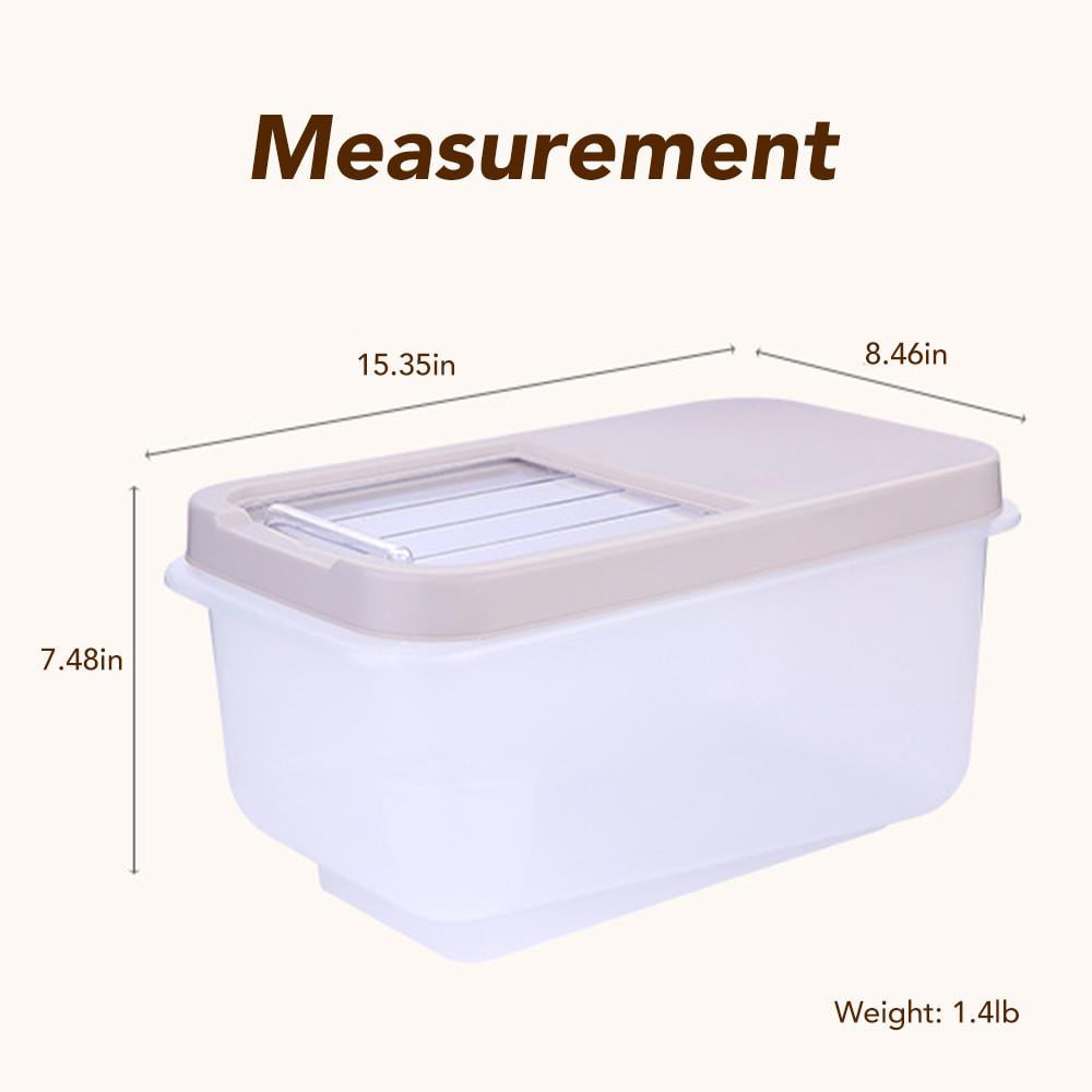 Rice Pet Food Storage Container with Lid /& Scoop 11L Large Container Dry Food